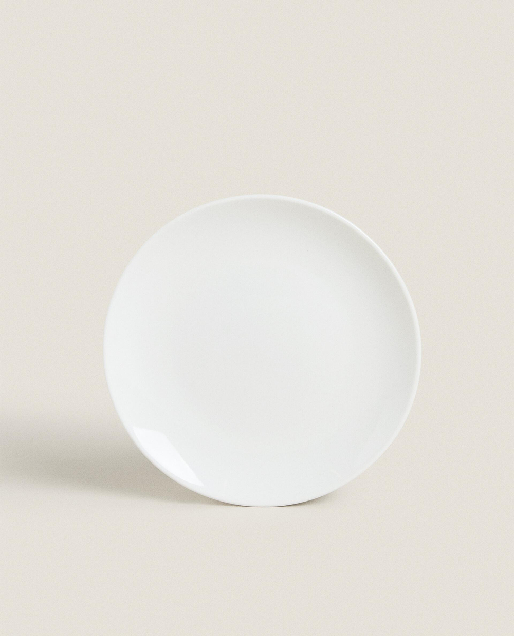 Zara Home тарелка десертная из каменной керамики, цвет белый, 19.3 см