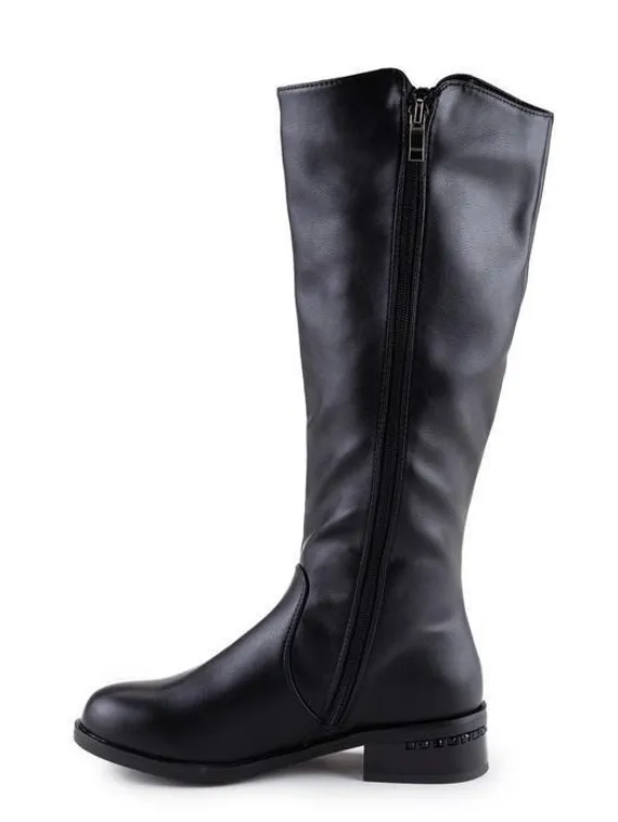 Сапоги женские, цвет чёрный, размер 36