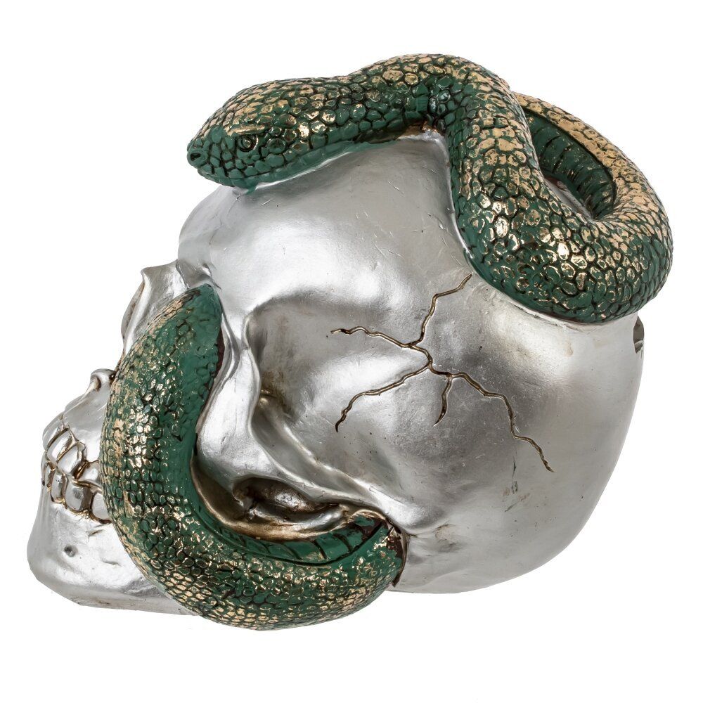 GAEM Копилка "Череп со змеей", L23 W16 H18 см, 2в.