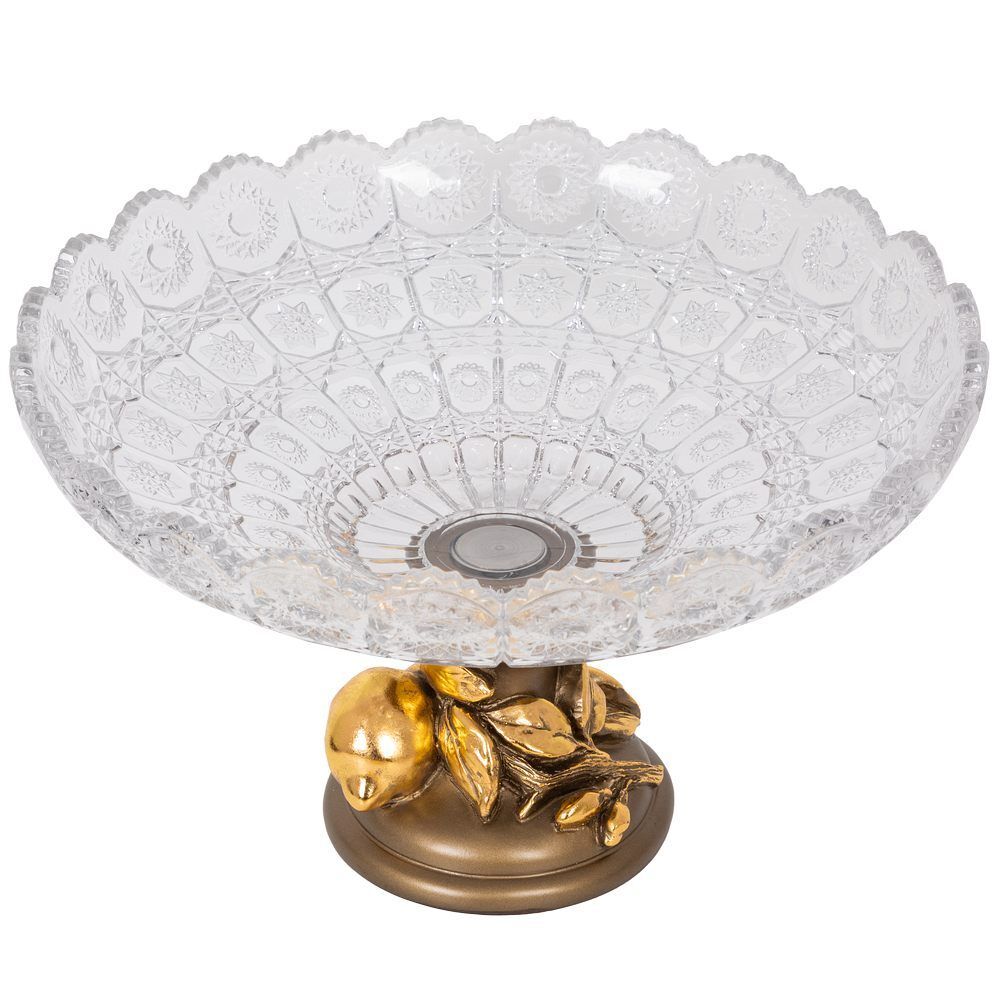 Фруктовница-конфетница Лайм Дженоа Бронза Мейджи