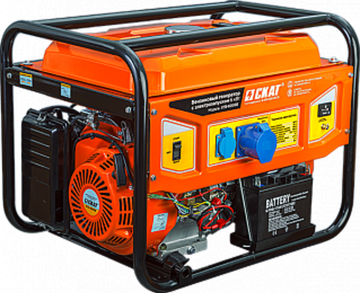 Бензиновый генератор СКАТ УГБ-6000Е