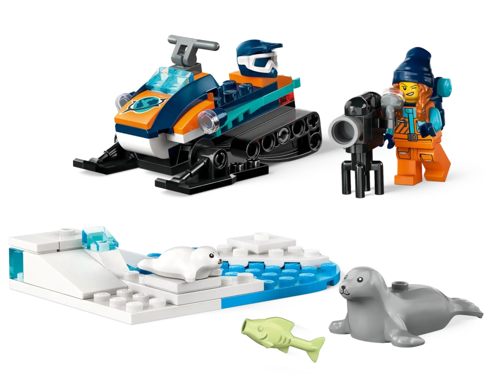 Конструктор LEGO City 60376 Снегоход «Исследователь Арктики»