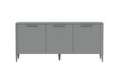 Тумба Type 3 двери ширина 160 см (серый)