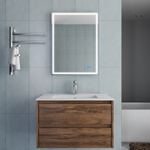 Тумба под раковину Vincea Gio 800 подвесная, 2 выкатных ящика soft-close, C.Oak