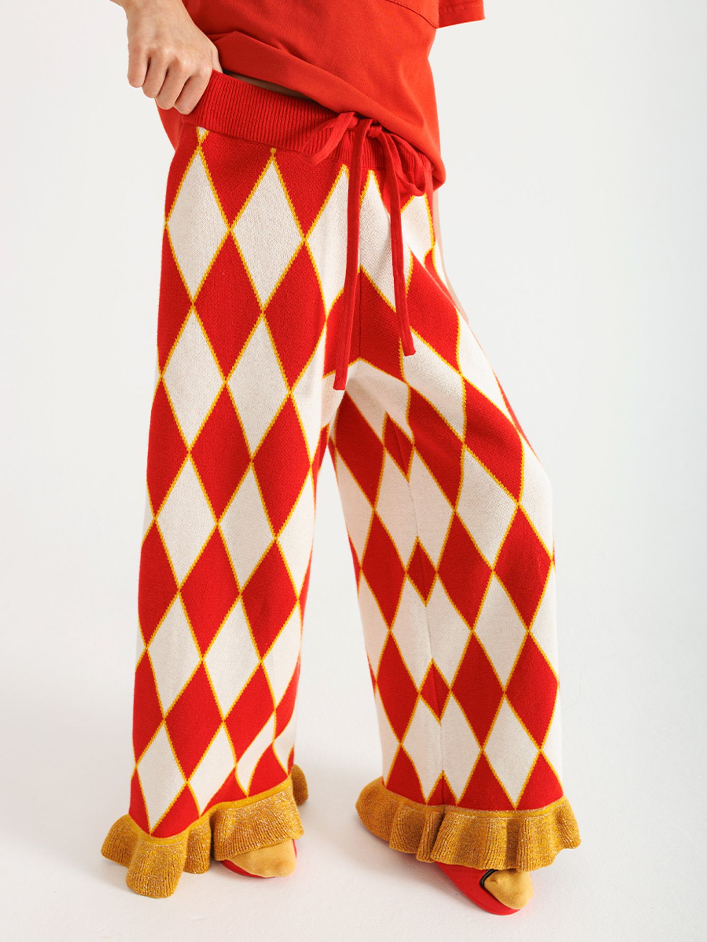 Брюки подростковые "Ромбики"