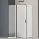 Душевой уголок Софт 2 (Soft 2) Vincea VSR-3SO29011CLGM, 1100*900, вороненая сталь, стекло прозрачное