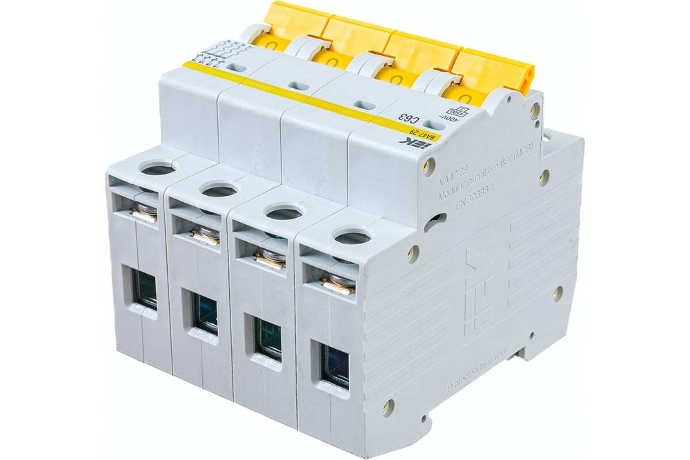 Автоматический выключатель ВА47-29 4Р 63А 4,5кА С IEK