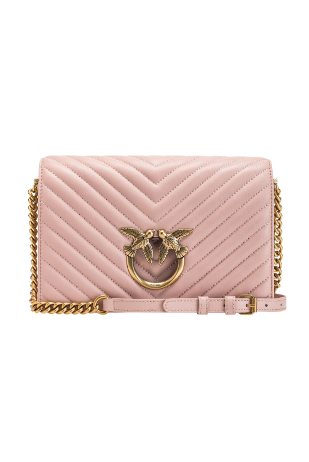 CLASSIC LOVE BAG CLICK CHEVRON – pink