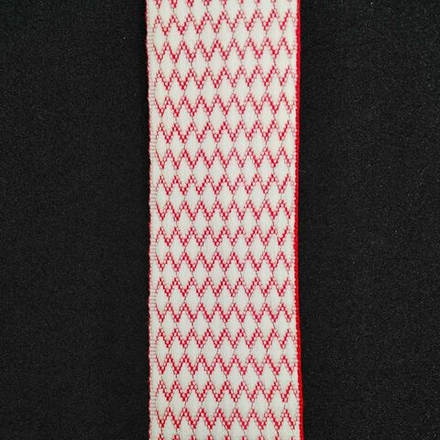 Лента ременная 1/100м шир.35 мм (соты) красный