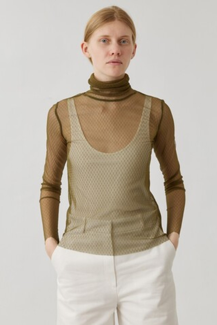 Бадлон из зеленой сетки