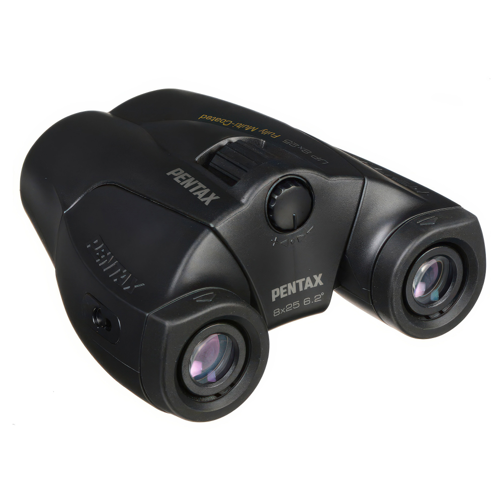 Бинокль Pentax UP 8x25 - Обратные Porro-призмы из стекла Bak-4