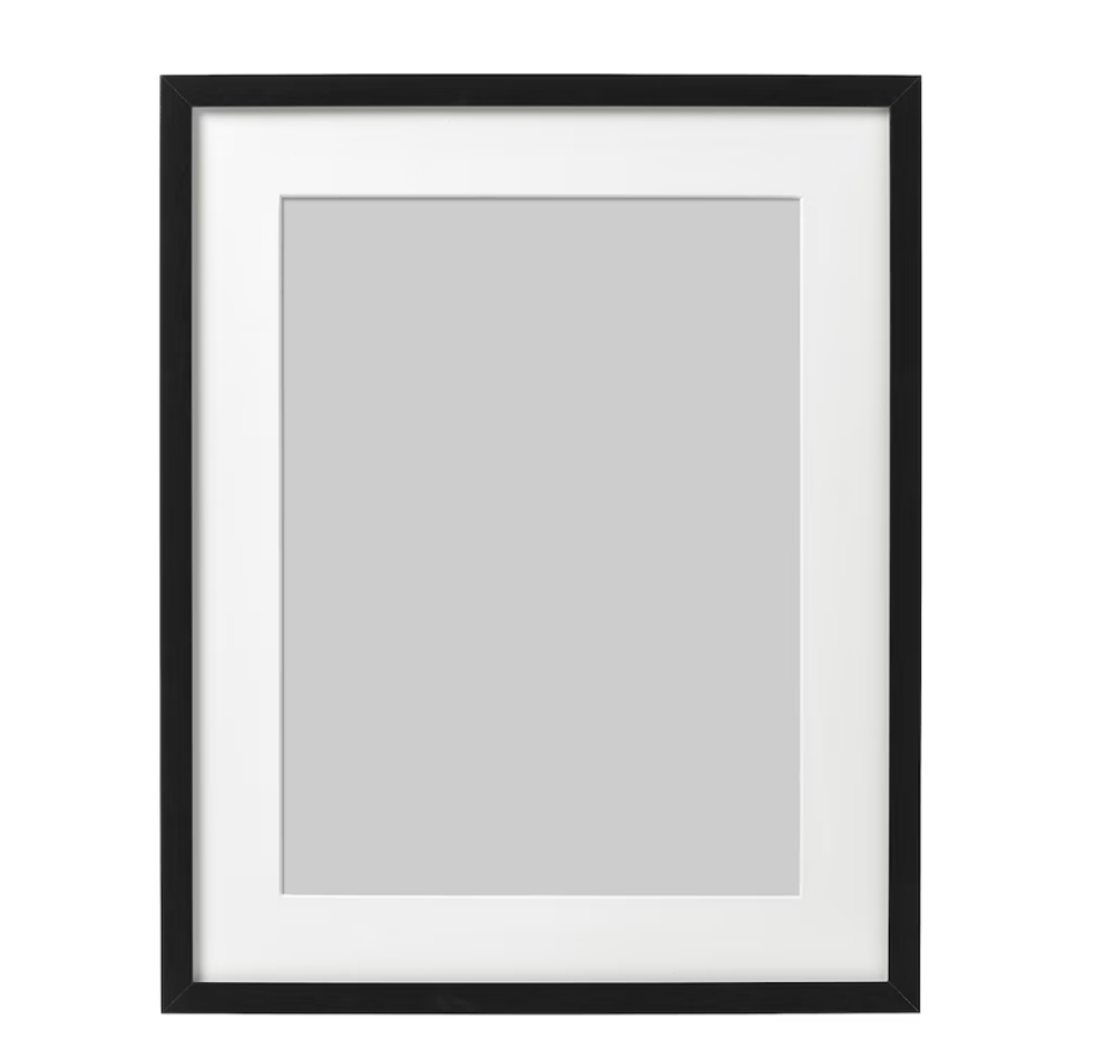 РИББА RIBBA Рамка для картин 40x50 см, черная