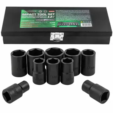 Набор инструментов ударных 12пр. 1/2''(6гр.) RockFORCE RF-4122-5