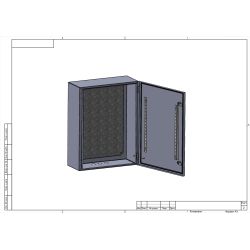 Корпус металлический ЭРА OPTIMA ЩМП-65.50.22 (650х500х220) IP54 У2 серый