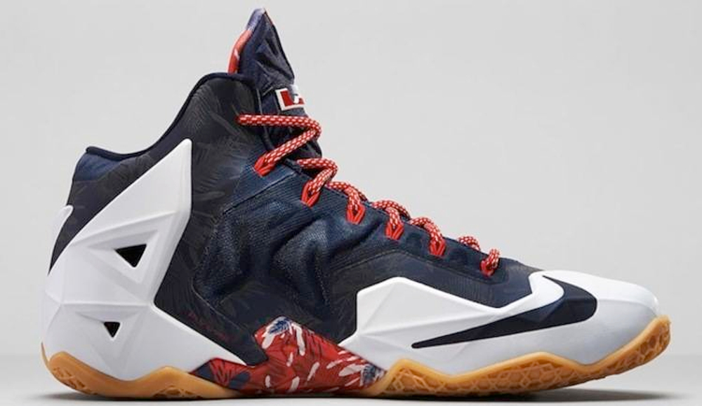 Кроссовки Nike Lebron 11 Independence Day