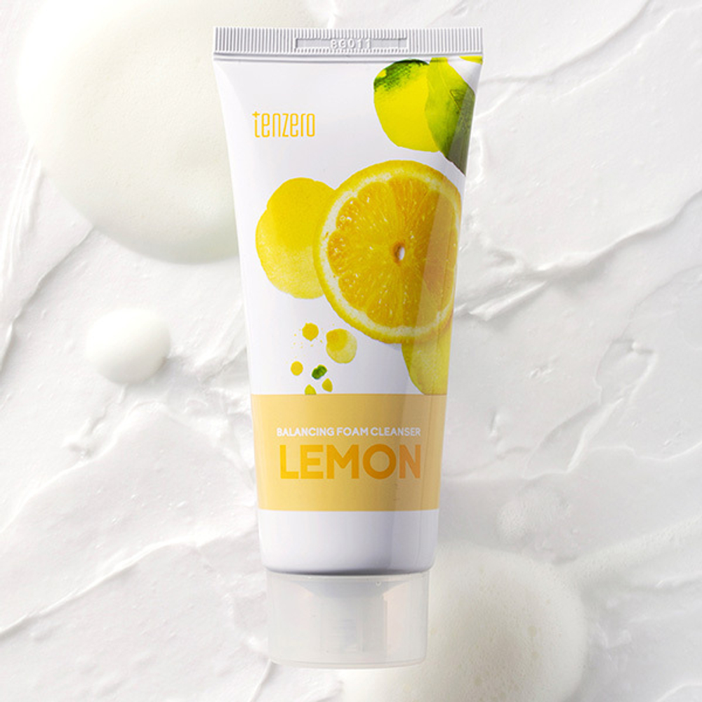 Пенка для умывания с экстрактом Лимона Tenzero Balancing Foam Cleanser Lemon 100мл