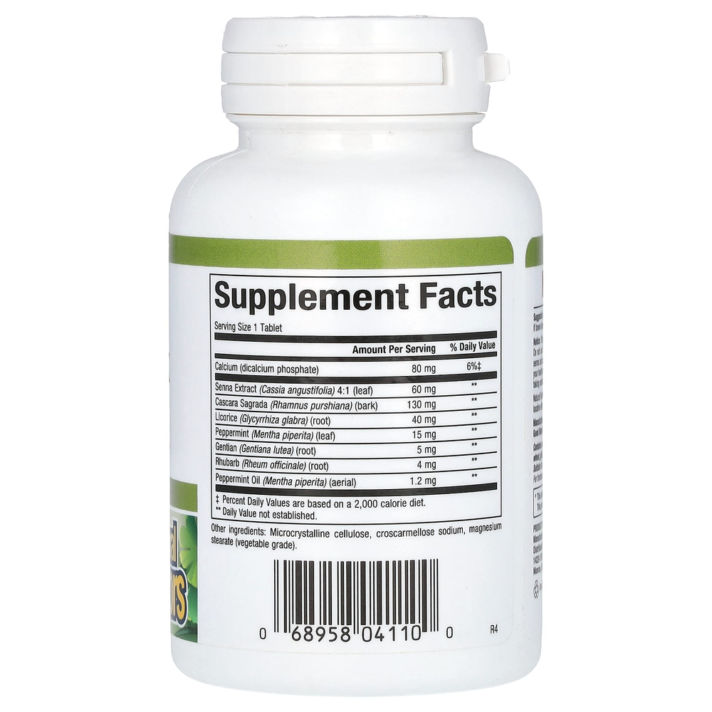 Natural Factors, Herbal Factors, Ultra-Lax, растительная формула, 90 таблеток