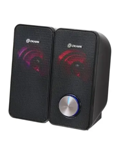 Колонки 2.0 OK-122 1458492 BLACK 8 Вт, питание от порта USB