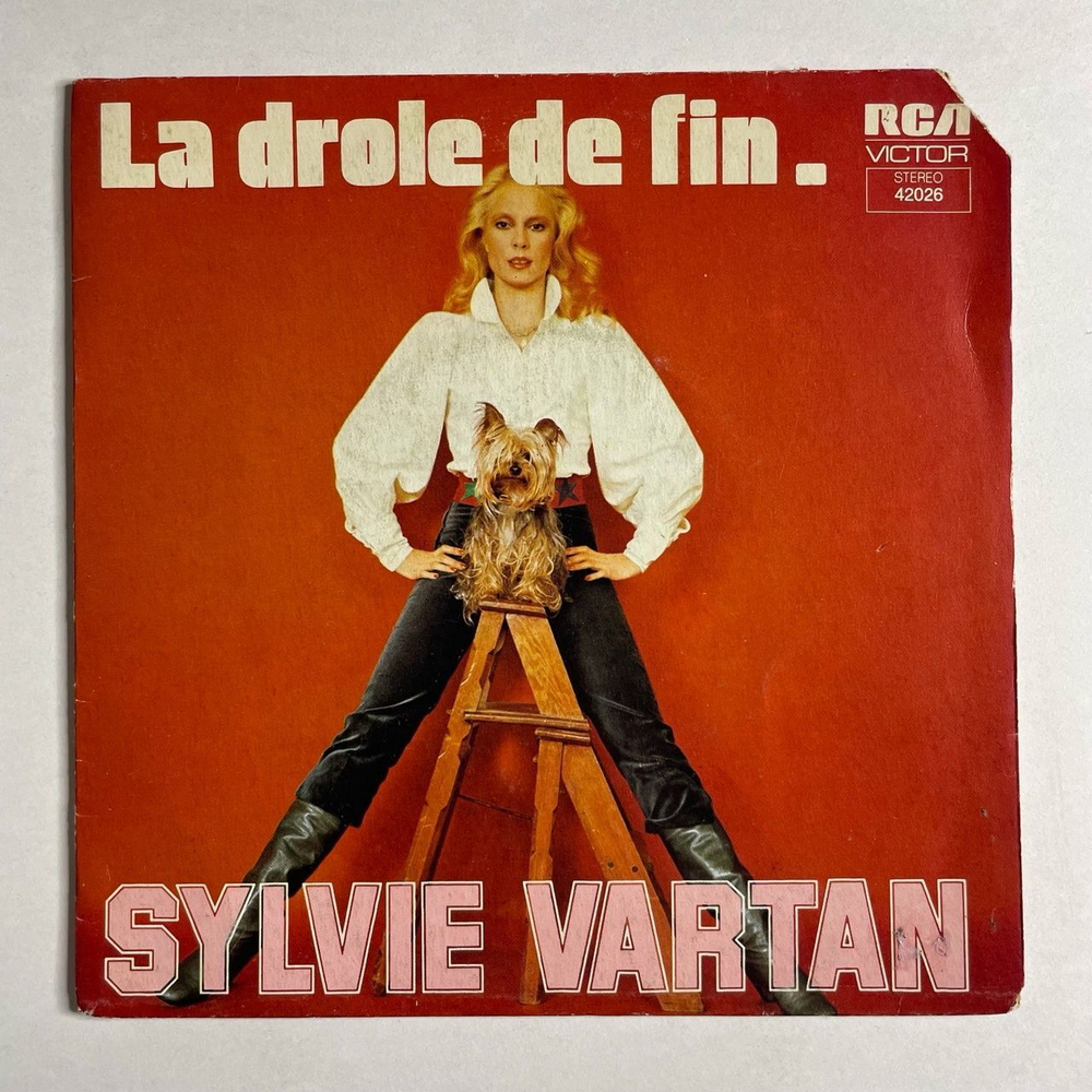 Винтажная виниловая пластинка LP Sylvie Vartan La Drole De Fin (France 1975) 7 дюймов, 45 RPM, Single