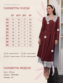 Платье с кружевным воротником