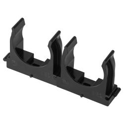 Крепеж-клипса ЭРА CLIP-32-B-MP для трубы прямой монтаж черная d32мм 50шт