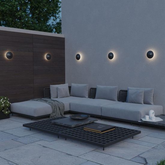 359301 STREET NT24 000 черный Светильник ландшафтный настенный IP65 LED 7W 4000K 175-265V FUNG