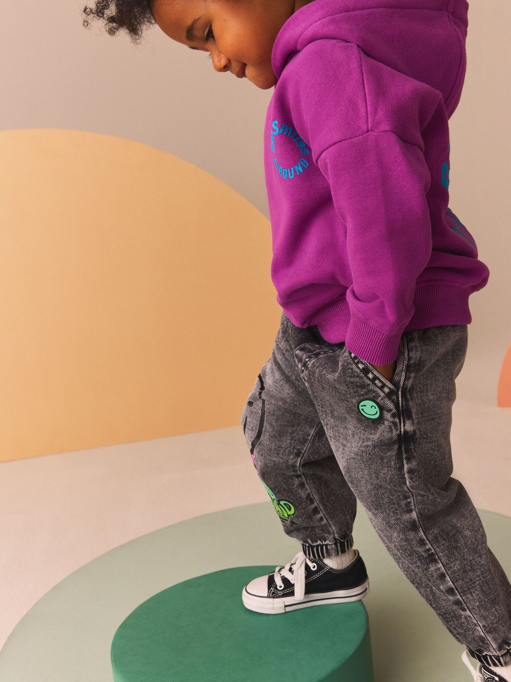 Джинсы для мальчика Next B97-237, Серый