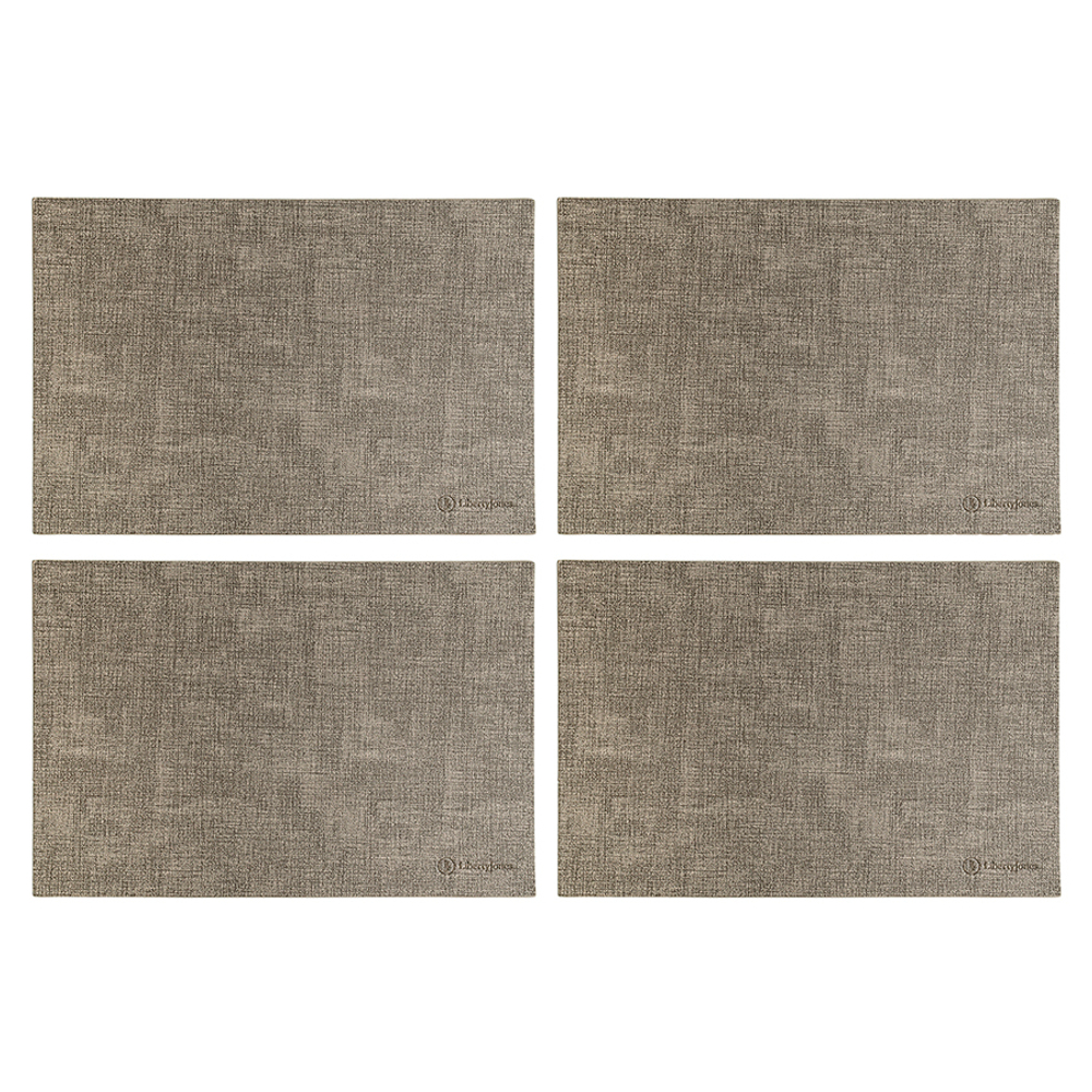 Набор из 4-х сервировочных салфеток leanera, 30х45 см, песочные
