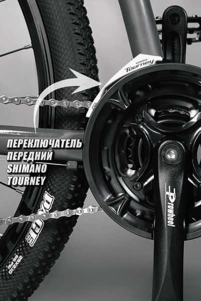 Велосипед алюминиевый горный TWITTER MTB RIDER (QR) 29 M315-24S