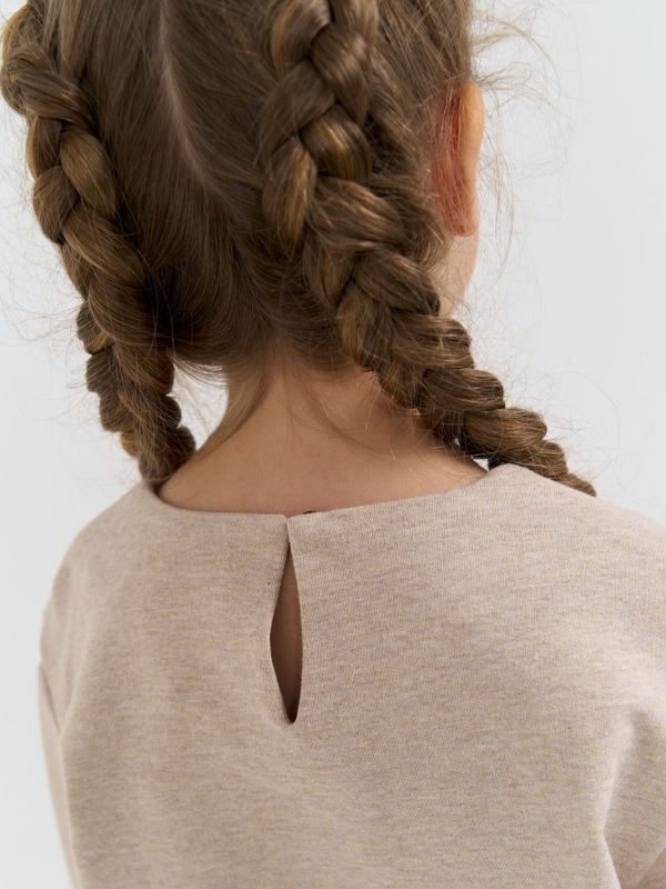 Костюм со свитшотом из 100% хлопка 