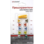 106206 Предохранители LOW-PROFLINE MINI, набор  10шт., AutoStandart