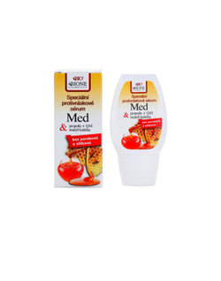 Bione Cosmetics Honey + Q10 - специальная сыворотка против морщин /   40  ml  / GTIN 8595061608552