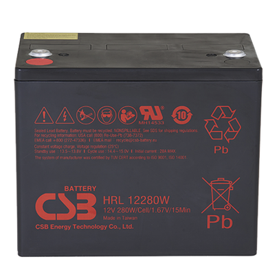 Аккумулятор CSB HRL12280W FR