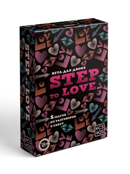 Игра для пар «Step to love», 50 карт, 2 кубика, 18+