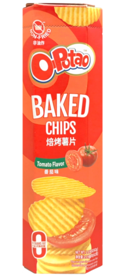 O-Potao чипсы картофельные запеченные со вкусом томата