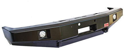 Бампер силовой передний Toyota Land Cruiser 80 с доп. фарами без защитной дуги РИФ