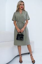 Платье Хистори (оливковый) Р11-1205/3 Nikol