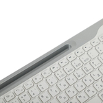 Клавиатура A4Tech Fstyler FBK25, USB, беспроводная, BT/Radio, slim Multimedia, белый-серый