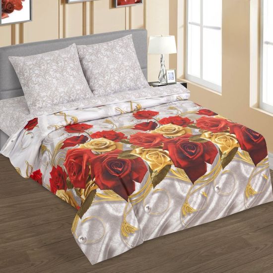 Семейный комплект постельного белья Каприз DE LUXE поплин наволочки 70x70 см