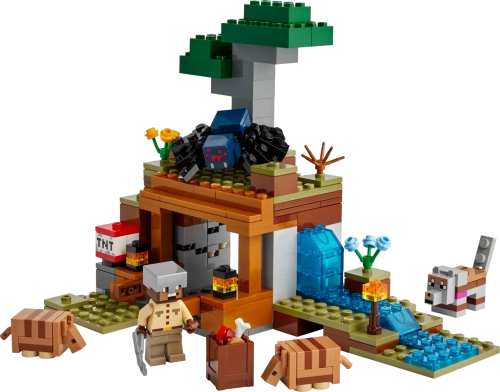 Конструктор LEGO Minecraft 21269 Экспедиция на рудник Броненосец