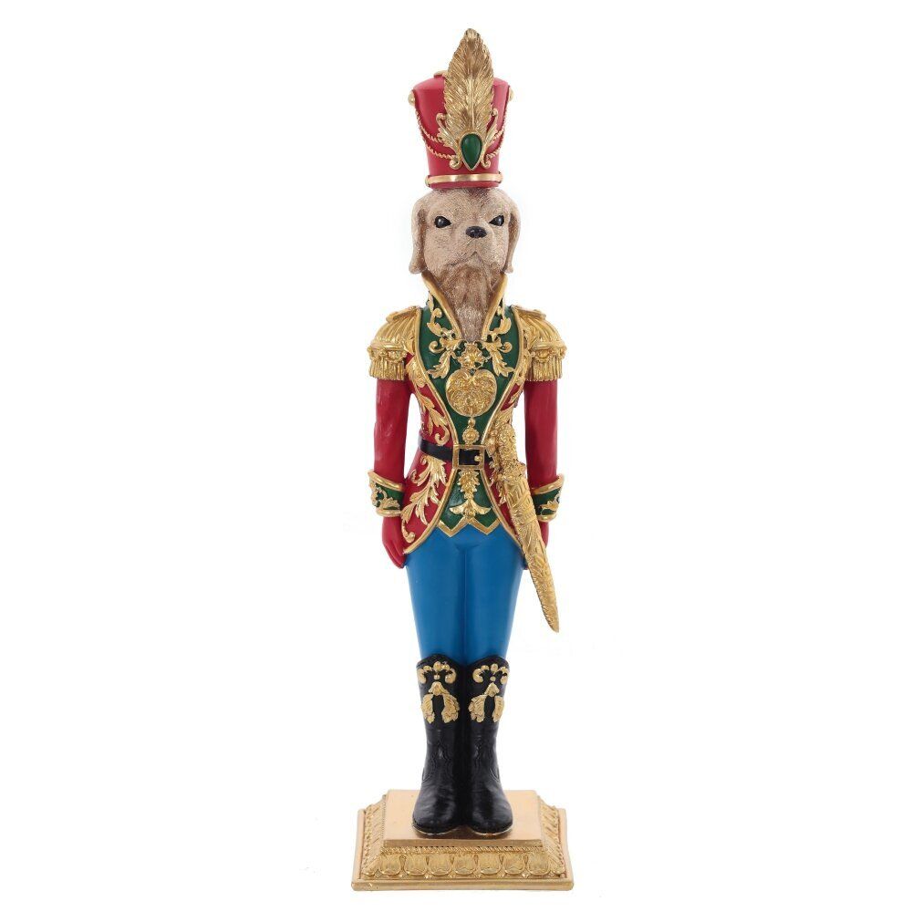 GAEM Фигурка декоративная "Солдатик-собака", L11 W11 H41,5 см