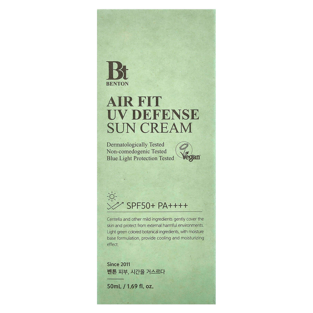 Benton, Air Fit UV Defense, солнцезащитный крем, SPF 50 / PA ++++, 50 мл (1,69 жидк. унц.)