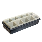 Рассадник черный 10 ст.*400 мл 442*186*100