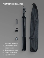 Штатив Raylab 190 для телефона с держателем и пультом