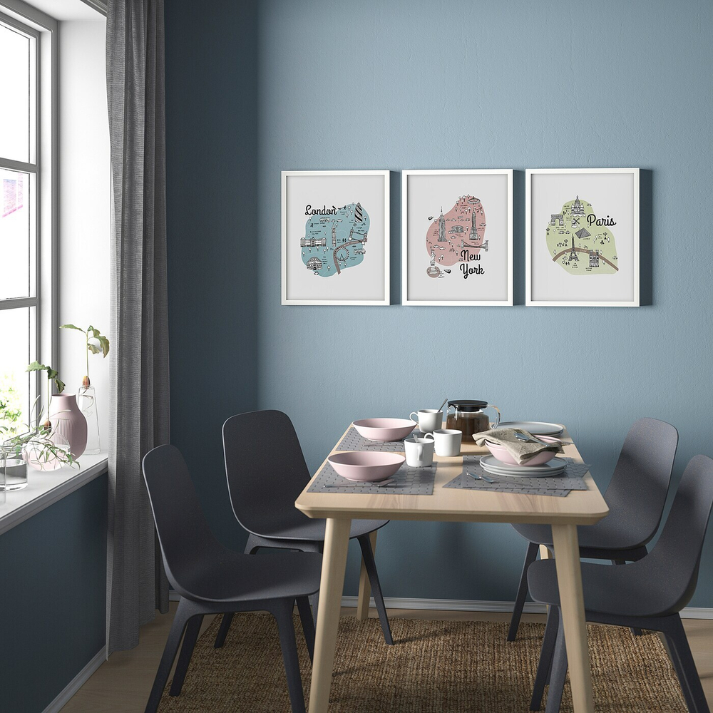 IKEA BILD  (ИКЕА БИЛД)  -  Плакат "Давайте исследовать", 40x50 см