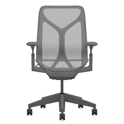 Кресло Herman Miller Cosm, средняя спинка, цвет Carbon, регулируемые подлокотники