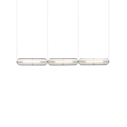 Pendant design lamp VALE by ANDlight (horizontal,  3 sections)