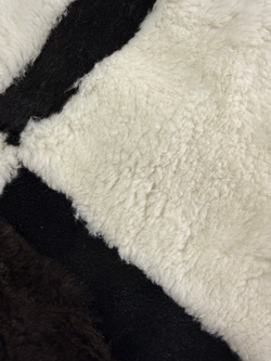 Ковер прямоугольный натуральный мех овчина, 210 х 170 см.