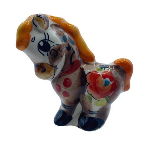 Фигурка Пони цветная гжель