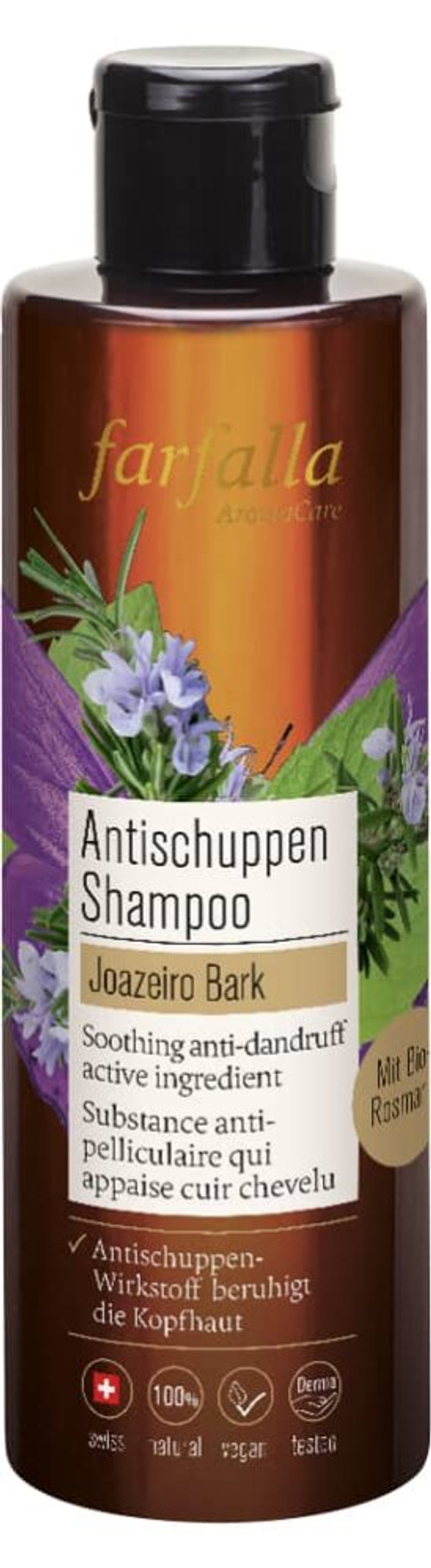 Шампунь от перхоти Farfalla с экстрактом коры дерева Joazeiro, 200 мл
